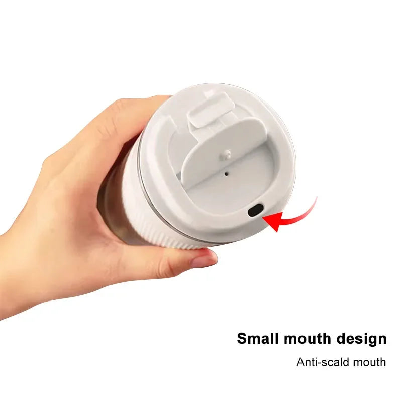 500ml Stainless Steel Coffee Tumbler Thermos Cup Portable Travel Thermal Mug for Audi C6 C5 C7 A1 A3 A4 B5 B6 B7 B8 A5 A6 A7 Q3