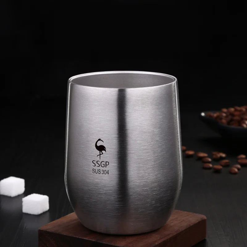 Yerba Mate Cup 304 Stainless Steel Double Wall Argentine Yerba Mate Gourd with Lid/Straw Portable Tea Mug Coffee Thermos 377ml