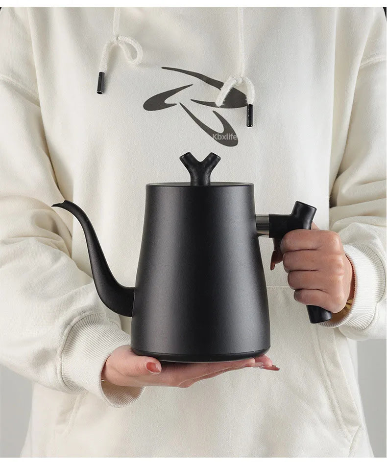 1000W Gooseneck Electric Kettle Hand Brewing Coffee Pot Smart Temperature Control Teapot 1.0L Slender Mouth Pot Boil Water Jug