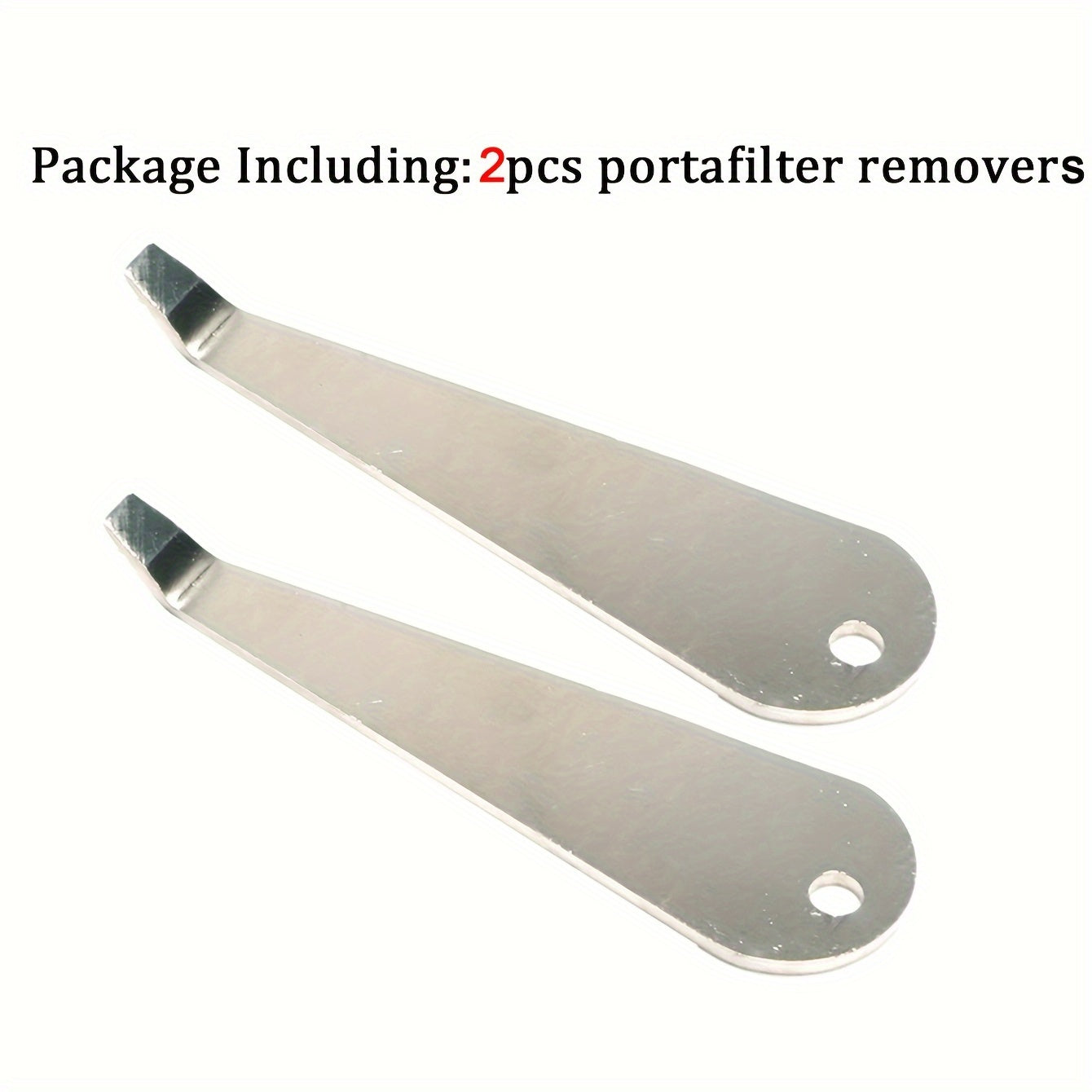 Stainless Steel Coffee Portafilter Basket Remover with Wooden Handle - Durable, Easy-to-Use Barista Tool for Espresso Machines, Fit, Keychain-Ready