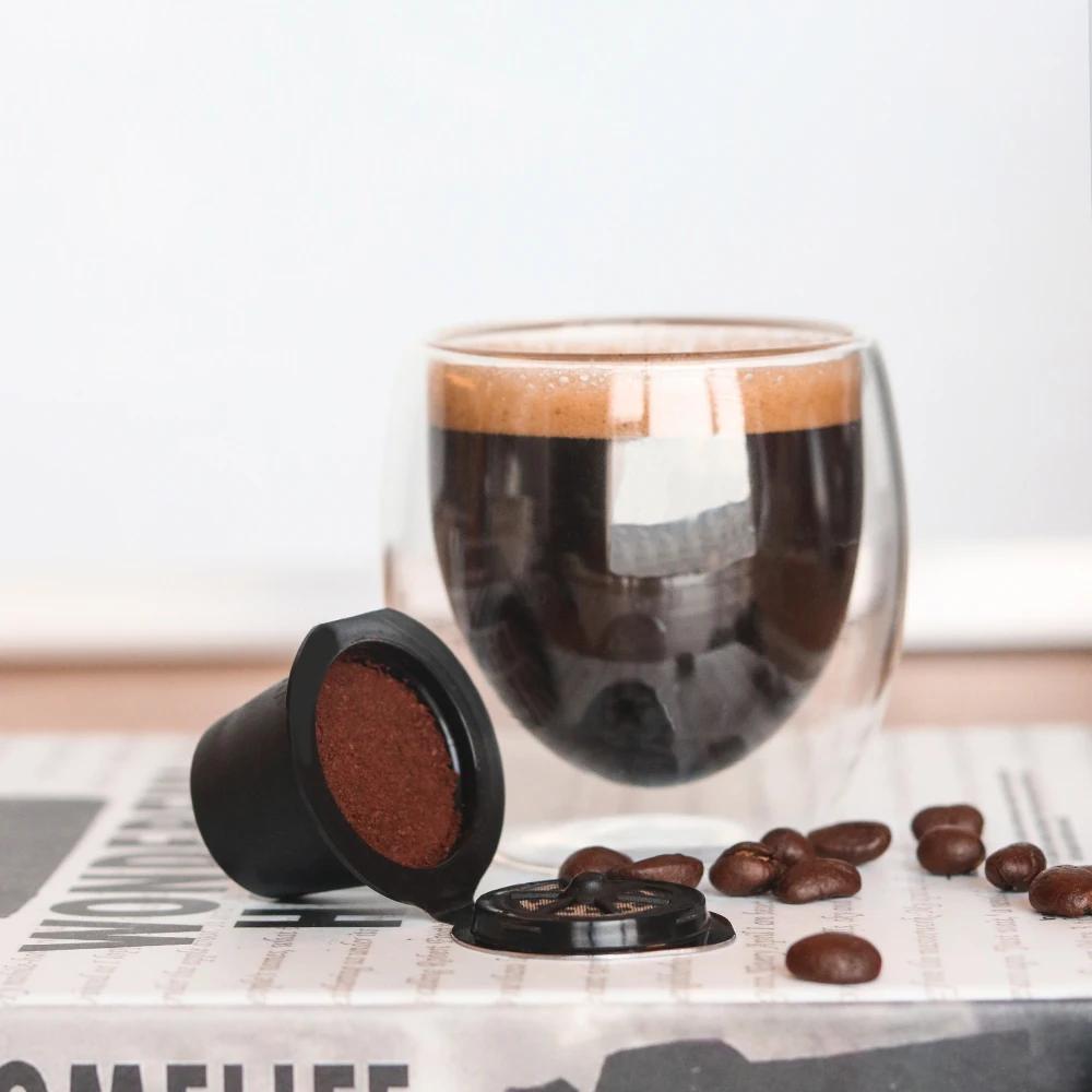 Reusable Nespresso Coffee Capsule Shells - Compatible with Most Machines, High-Quality Refillable Pod Cups