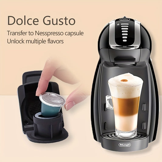 Reusable Capsule Adapter Coffee Capsule Convert Compatible With Genio S, Piccolo Machine Coffee Accesso