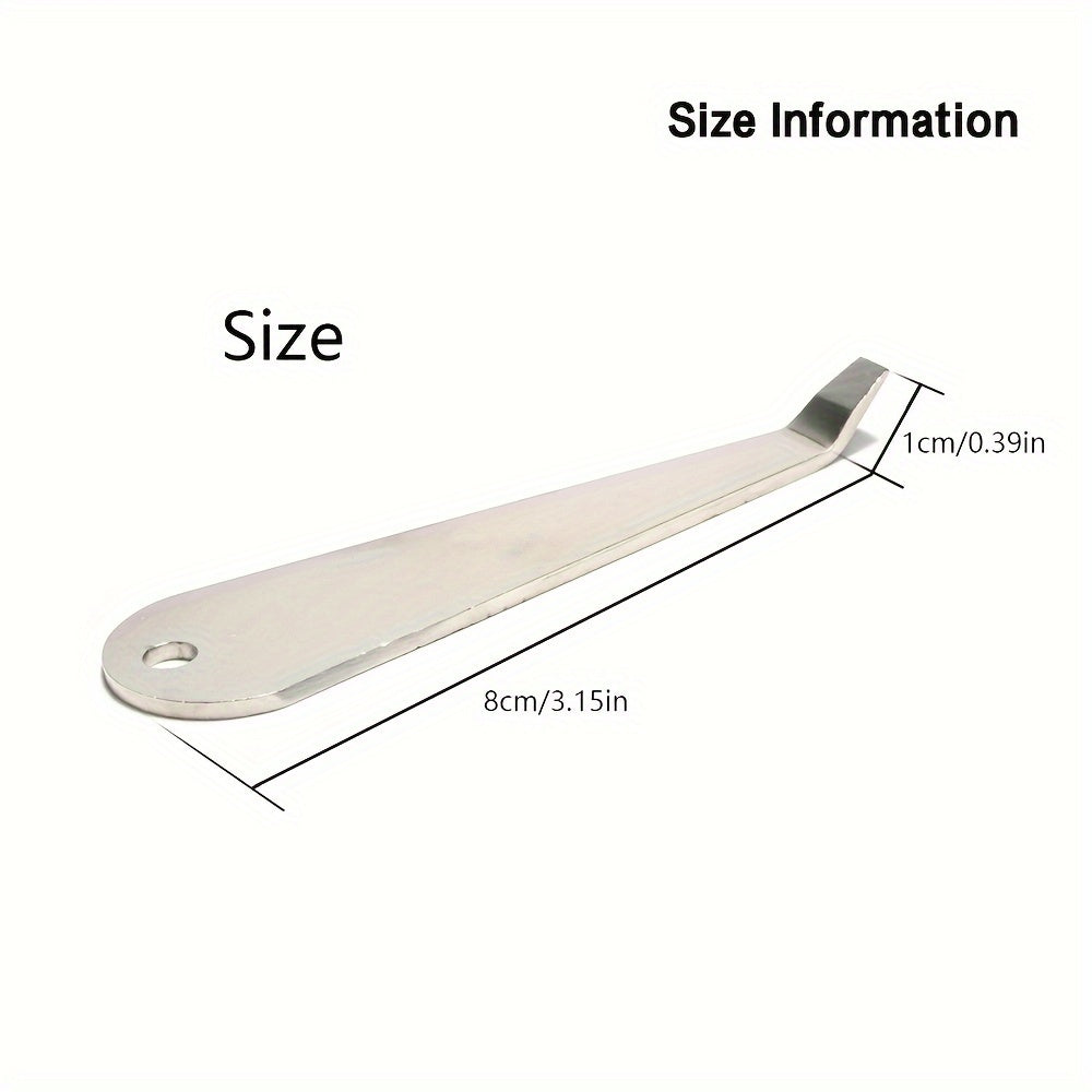 Stainless Steel Coffee Portafilter Basket Remover with Wooden Handle - Durable, Easy-to-Use Barista Tool for Espresso Machines, Fit, Keychain-Ready
