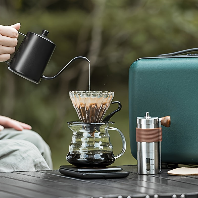 5-Piece Portable Pour Over Coffee Maker Kit – Travel & Camping Set