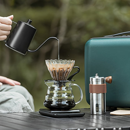 5-Piece Portable Pour Over Coffee Maker Kit – Travel & Camping Set
