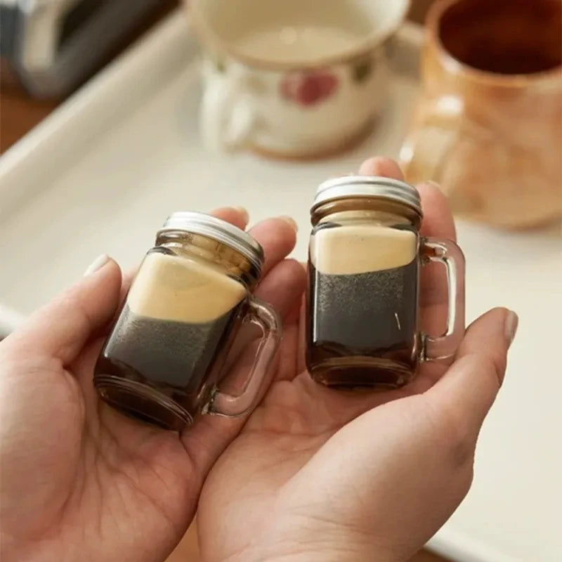 35ml Mini Coffee Concentrate Sub-bottling Sealed Jar Small Sample Wine Cup Honey Sample Storage Jar Storage Coffee Tool