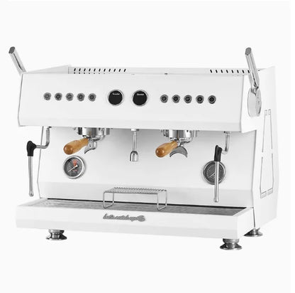 Commercial Coffee Machine CRM3211A, 2 Composite Brewing Heads, Independent Multi Boiler System, Automatic Water Inlet and Outlet