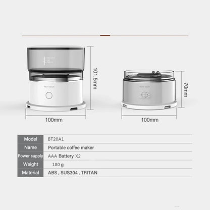 Xiaomi Mini Coffee Machine Hand-Pressed Coffee Maker Coffee Brewer Grinder Automatic Hand Drip Coffee Americano Maker Coffeeware