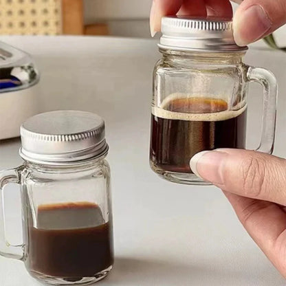 35ml Mini Coffee Concentrate Sub-bottling Sealed Jar Small Sample Wine Cup Honey Sample Storage Jar Storage Coffee Tool