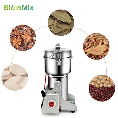 700g Swing Type Electric Grains Herbal Spices Powder,Dry Food Miller,High Speed,ELEKCHEF by Biolomix Display Coffee Grinder