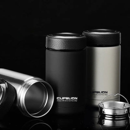 400ml Business Style Stainless Steel Thermos Mugs Car Vacuum Flasks Coffee Tea Cups Thermol Water Insulated Bottle Tumbler