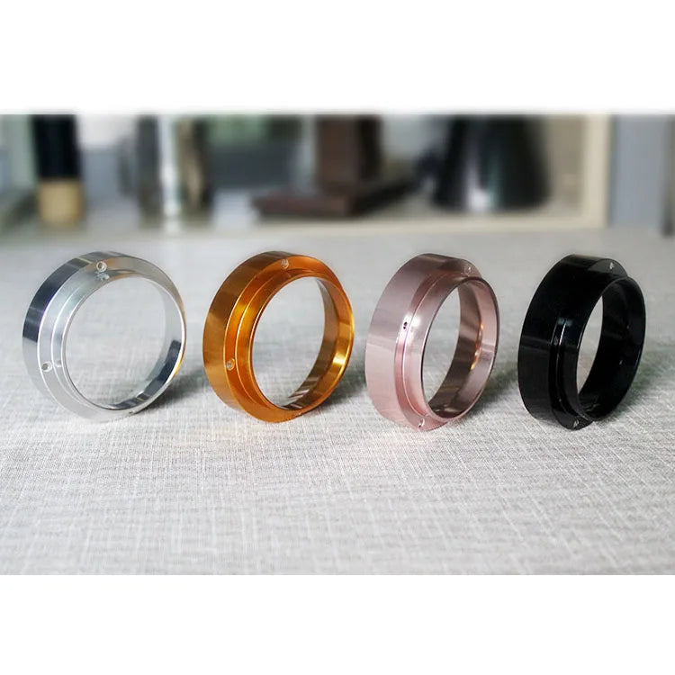 51mm/54mm/58mm Coffee Dosing Ring Aluminum Coffee Distributor Handmade Coffee 51/53/54/58mm Espresso Dosing Funnel Ring Aluminum