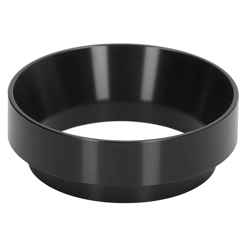 51mm Espresso Dosing Funnel, Magnetic Ring Coffee Machine Accessories Brewing Coffee Tamper Powder Tool(Black)