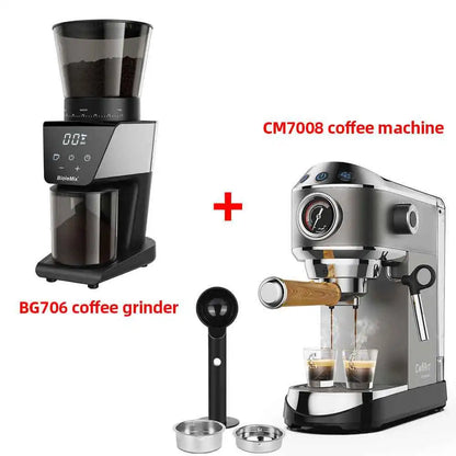Professional 20 Bar Espresso Machine with Milk Frother – Home Barista Coffee Maker