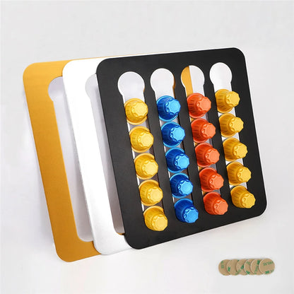 24/40Pcs Coffee Capsule Cafe Pod Holder Storage Drawer Coffee Capsules Organizer Nespresso Capsules Rack Holder Shelf Stand