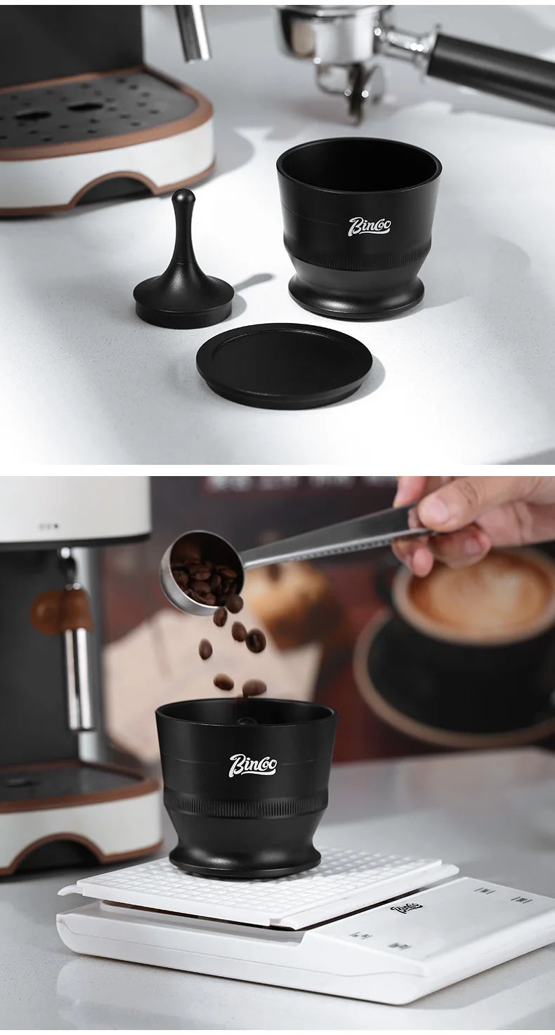 BINCOO-Hand Brewed Coffee Powder Collector Cup, Italian Powder Collector, Coffee Utensils, 51mm, 58mm