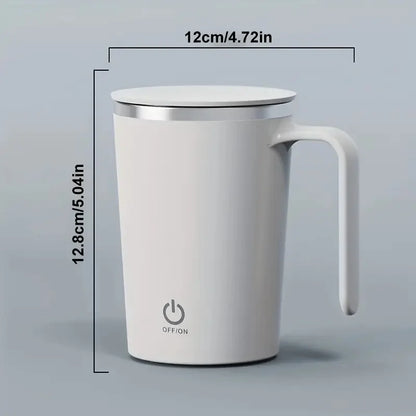 1pc Self Stirring Mug Electric Magnetic Mixing Cup Rechargeable Auto Rotating Stirring Mug Coffee Milk Cup Home Office Travel