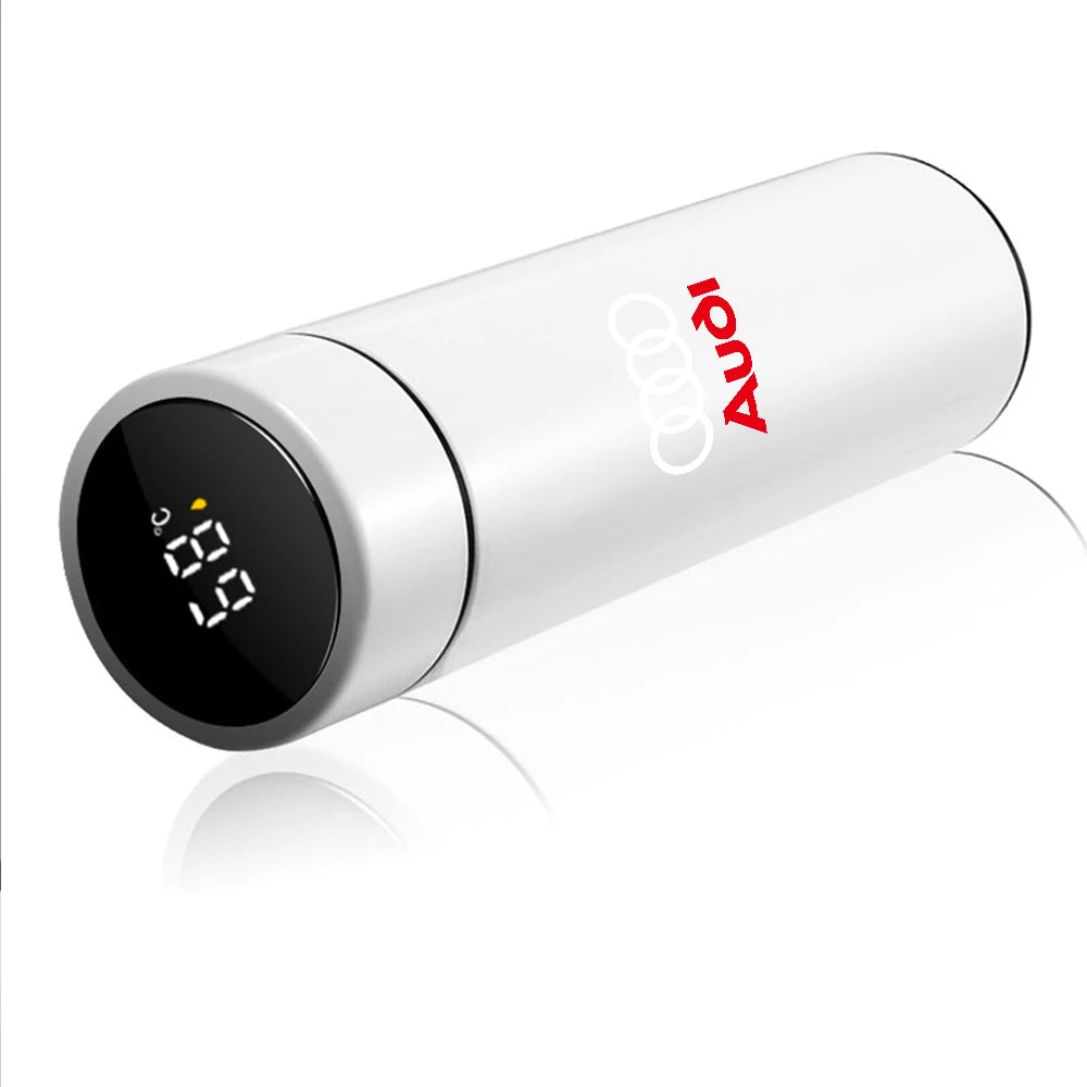 Thermos Flask Smart Cup With Temperature Display 304 Stainless Steel Vacuum Insulated Thermos Cup For Audi S Line 8p B8 A1 A2 C7