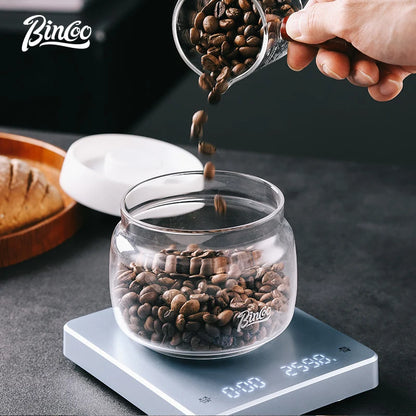 Bincoo Hand-Brewed Coffee Digital Scale Household Espresso Weighing Special Timing Scale Accurate Kitchen Waterproof