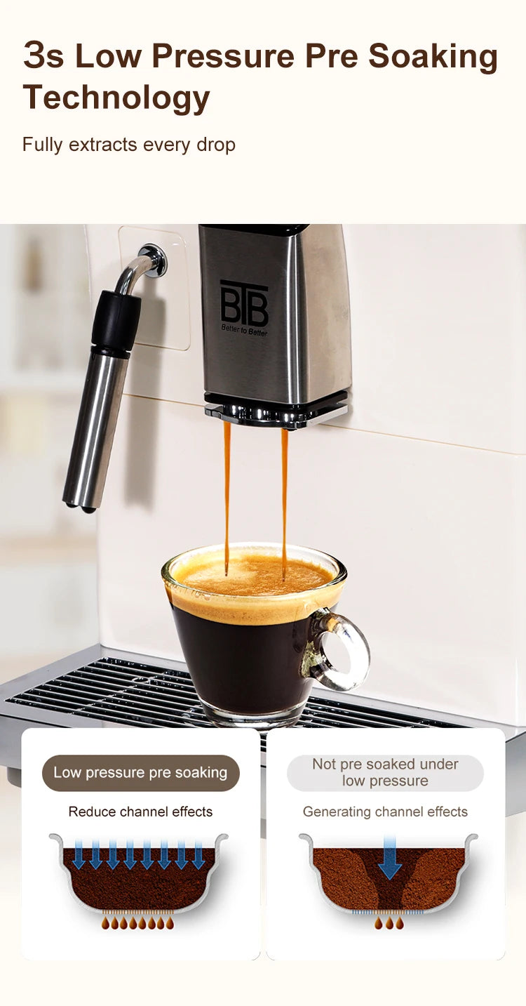 BTB Home Based Coffee Setup Automatic Full Automatic Smart Coffee Machine