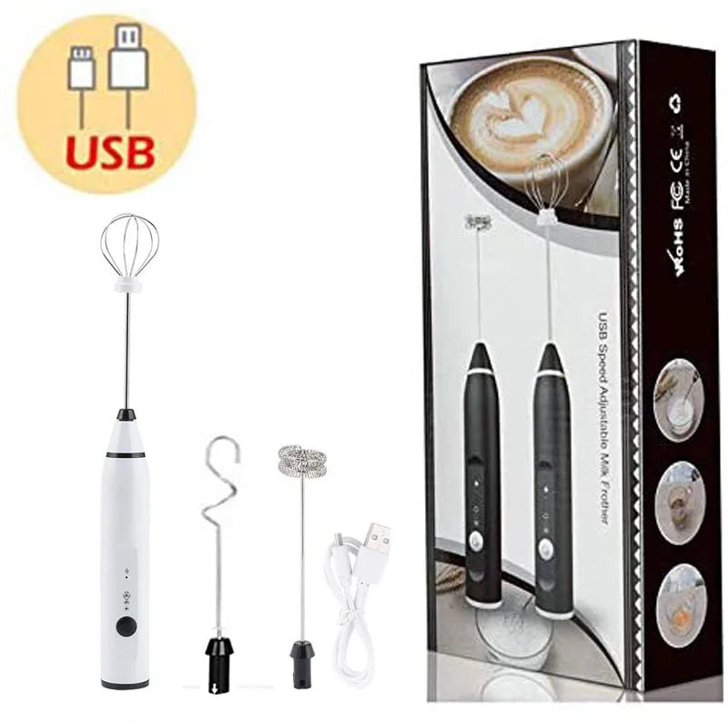 304 Stainless Steel Handheld Electric Whipping Machine, Milk Foaming Machine, Amazon Mini Wireless Whipping Machine