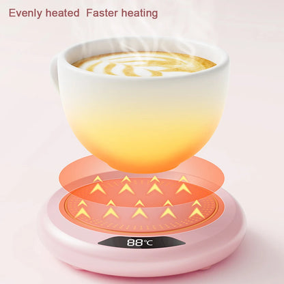 USB Cup Warmer Coffee Mug Heating Coaster 3 Temperature Setting Thermostatic Hot Plate Milk Tea Water Heating Pad Cup Heater