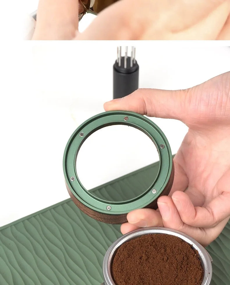 AIRFLOW Coffee Dosing Ring Magnetic 51MM 53MM 58MM Compatible with Portafilter Espresso Dosing Ring Home Barista Accessories