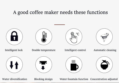 Table 6 Flavors Of Hot And Cold Coffee Machine Automatic One Hot Cocoa Juice Instant Coffee Machine