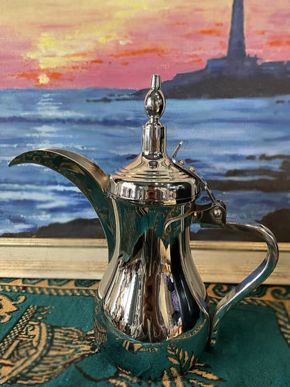 Arabian Coffee Pot Handmade Coffee Pot Turkish Sharing Pot Portable Arabian Kettle Espresso Coffee Make