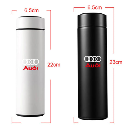 Thermos Flask Smart Cup With Temperature Display 304 Stainless Steel Vacuum Insulated Thermos Cup For Audi S Line 8p B8 A1 A2 C7