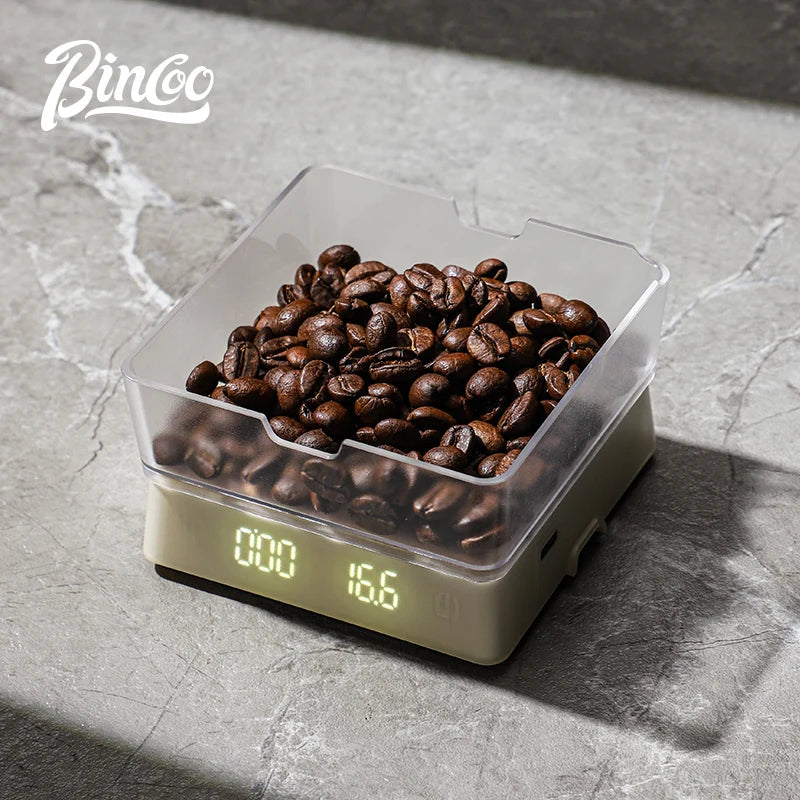 Bincoo Coffee Digital Scale Italian Special Coffee Bean Weighing Smart Hand Brewing Mini Portable Scale Coffee Appliance