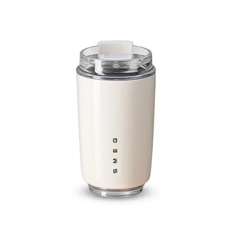 SMEG Tumbler Thermos Cup Milky Coffee Mug Insulated Water Bottle Portable Travel Stainless Steel Car Vacuum Flasks Drinking Cup