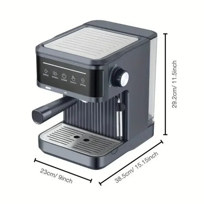 20Bar Electric Italian Coffee Machines Professional Espresso Coffee Maker Semi Automatic Milk Frother Cappuccino Latte Maker