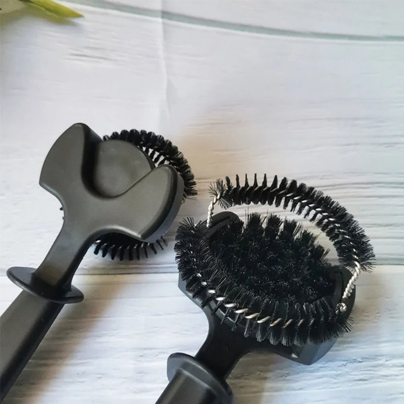 51/58mm Coffee Machine Brush Cleaner Removable Coffee Maker Espresso Group Head Cleaning Round Brushes Cleaning Tool