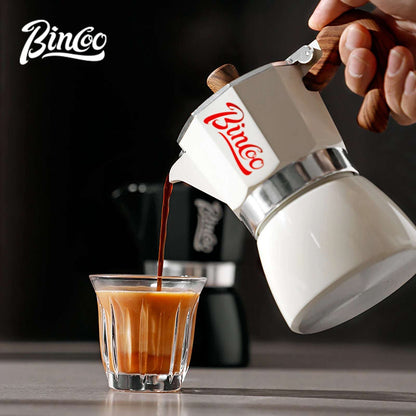 Bincoo Single Valve Coffee Moka Pot Espresso Machine Brewed Coffee Italian Home Outdoor Kitchen Utensils Barista Accessories