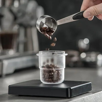 58mm Espresso Portafilter Powder Cup Coffee Powder Receiving Cup Coffee Bean Measuring Cups Espresso Sniffing Mug Dosing Cup