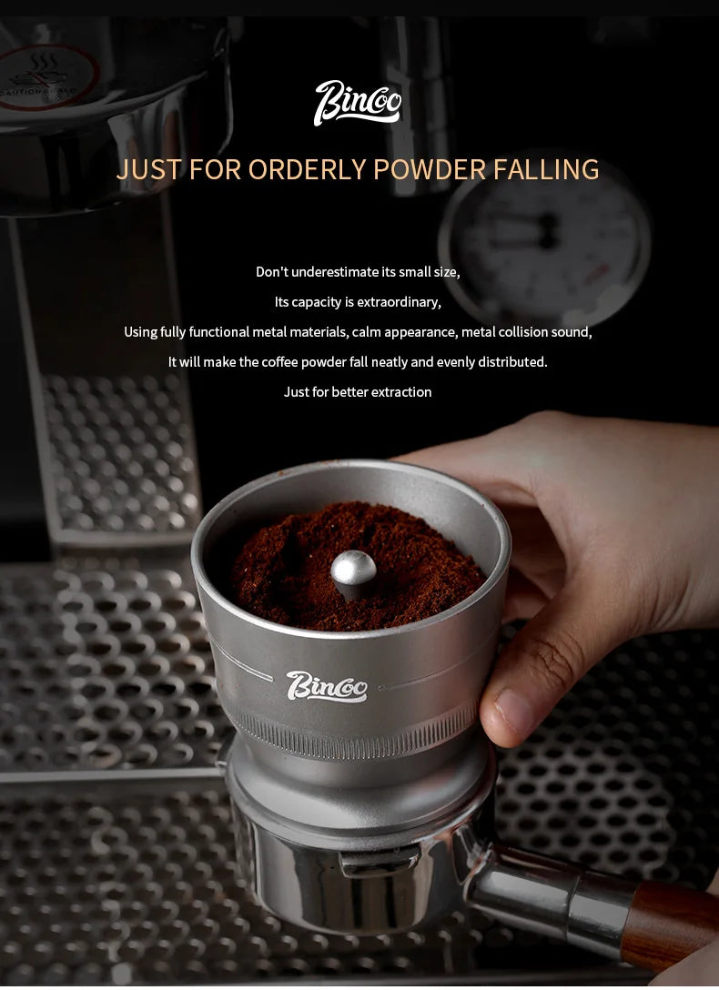 BINCOO-Hand Brewed Coffee Powder Collector Cup, Italian Powder Collector, Coffee Utensils, 51mm, 58mm