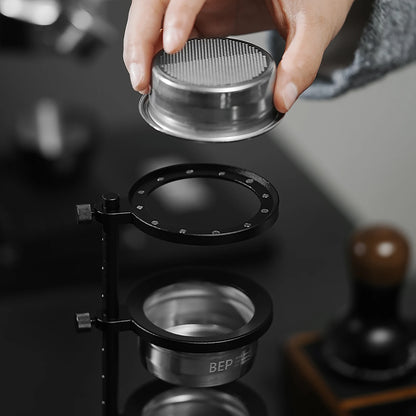 MHW-3BOMBER Magnetic Espresso Storage Stand Coffee Distributor&Tamper&Dosing Ring Storage Shelf Barista Accessories Storage Rack
