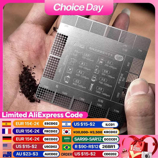 Coffee Grind Size Reference Card – Professional Brewing Guide