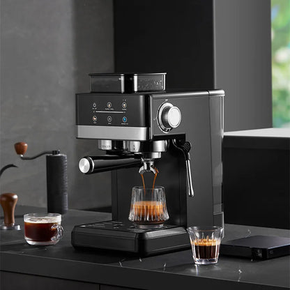 Automatic Coffee Machine with Built-In Grinder – Fresh Bean to Cup