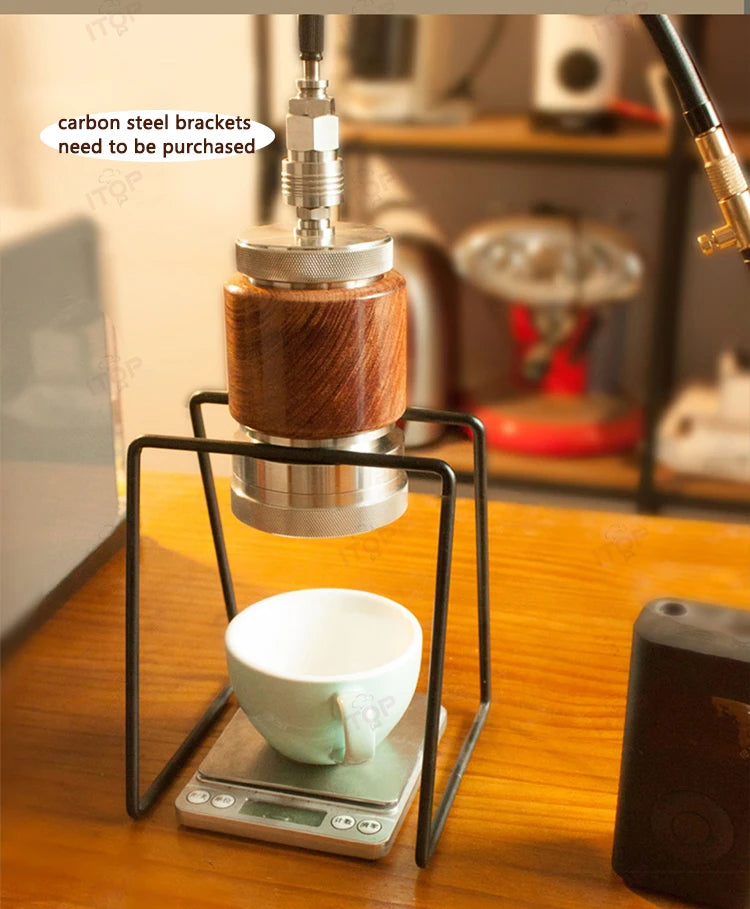 ITOP 58mm Pneumatic Espresso Maker – Portable Manual Coffee Machine