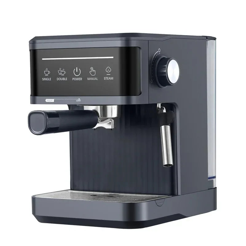 20Bar Electric Italian Coffee Machines Professional Espresso Coffee Maker Semi Automatic Milk Frother Cappuccino Latte Maker