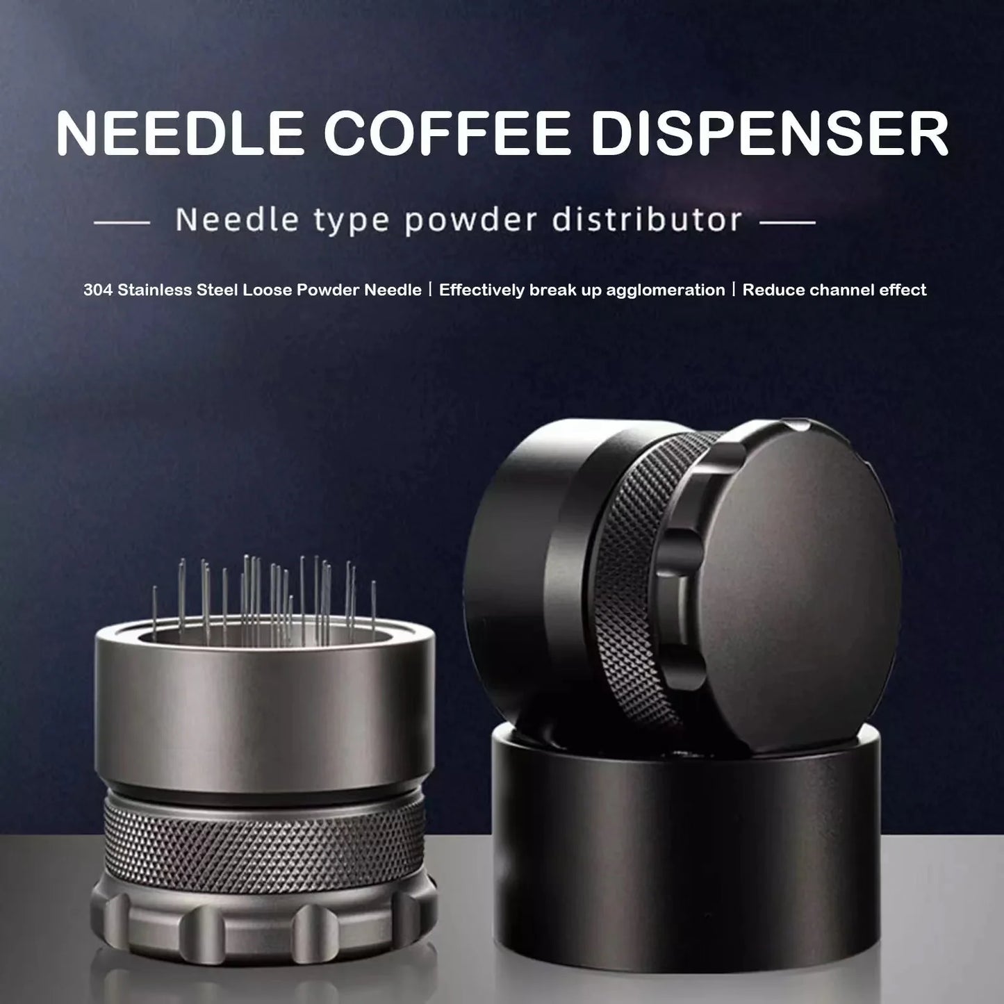 51/53/58MM Adjustable Coffee Distributor Needle Block Espresso Stirrer Coffee Powder Stirring Tool Barista Accessories