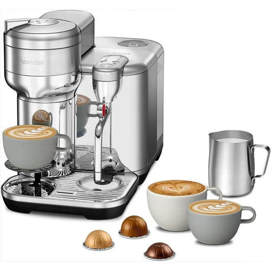 Nespresso Vertuo Creatista Coffee and Espresso Maker by Breville, Brushed Stainless Steel