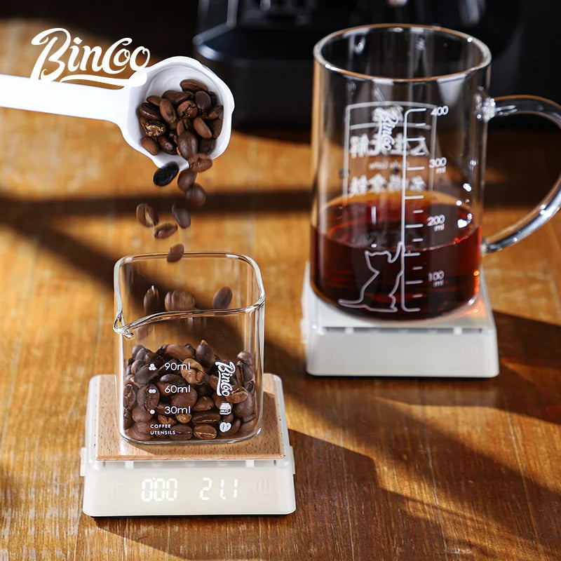 Bincoo Coffee Digital Scale Italian Special Coffee Bean Weighing Smart Hand Brewing Mini Portable Scale Coffee Appliance