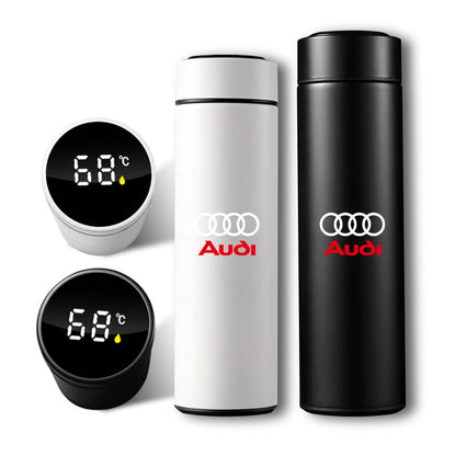 Thermos Flask Smart Cup With Temperature Display 304 Stainless Steel Vacuum Insulated Thermos Cup For Audi S Line 8p B8 A1 A2 C7