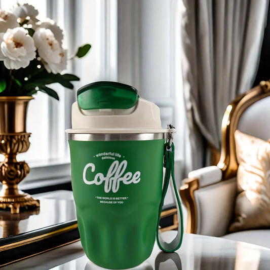 360ml High Beauty Male and Female Student Car Water Gift Coffee Cup 304 Stainless Steel Insulated Cup