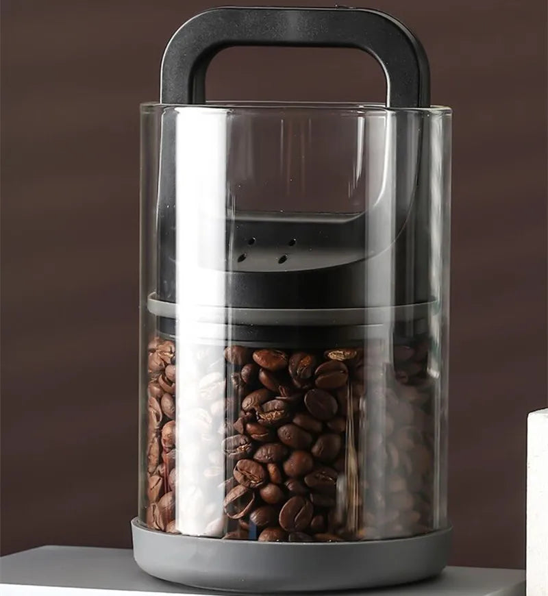 Vacuum coffee cans, coffee bean storage cans, coffee powder sealed cans, storage cans, storage cans, glass cans