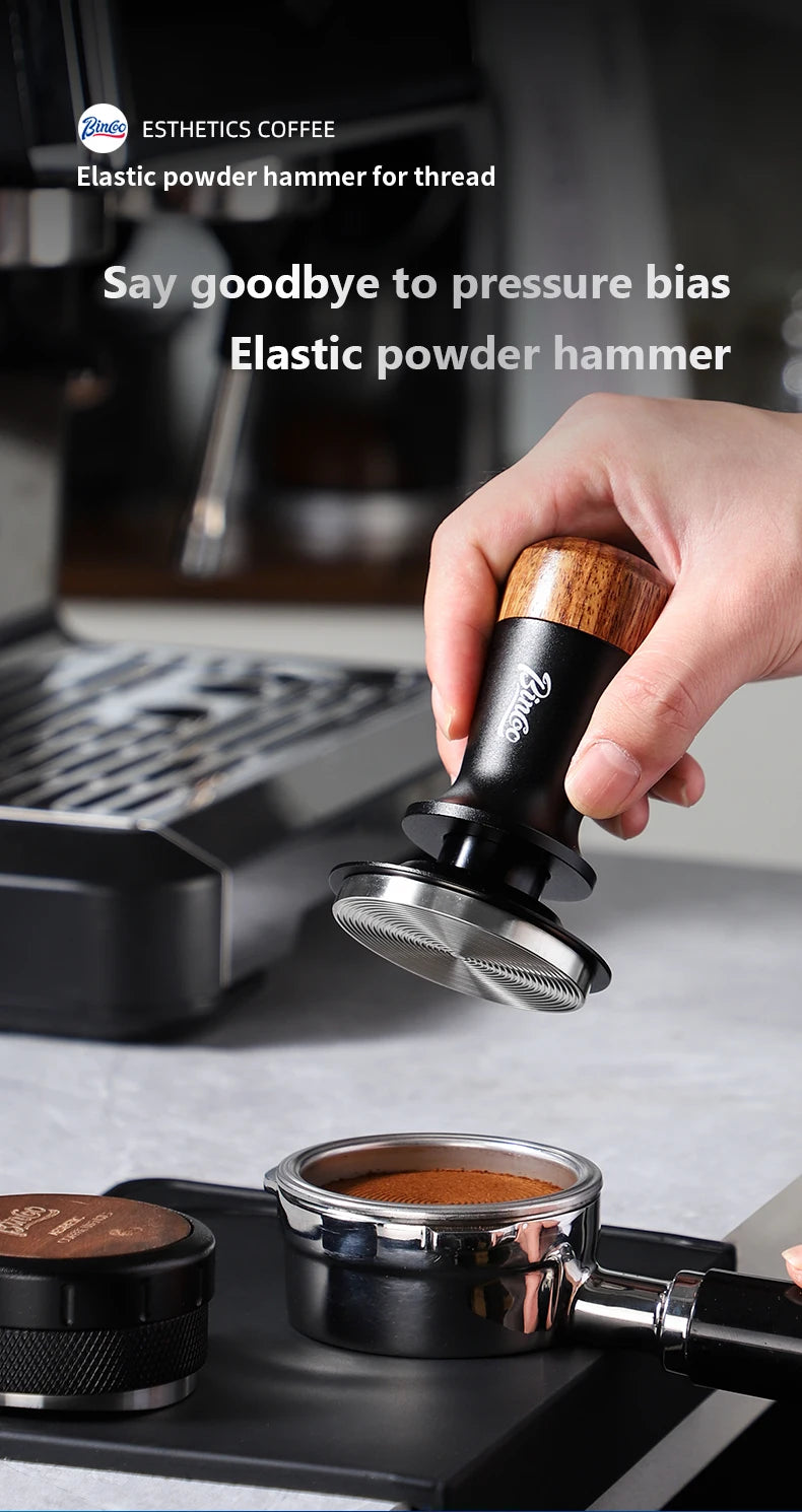 Bincoo 51/58mm Coffee Tamper  Constant Pressure Espresso Tamper with Calibrated Spring Loaded Coffee Leveler Barista Tools