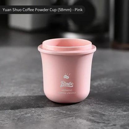 Bincoo Coffee Powder Catcher Cup Coffee Weighing Bean Transparent Aroma Cup Inverted Powder Catcher Anti-Flying Powder Device